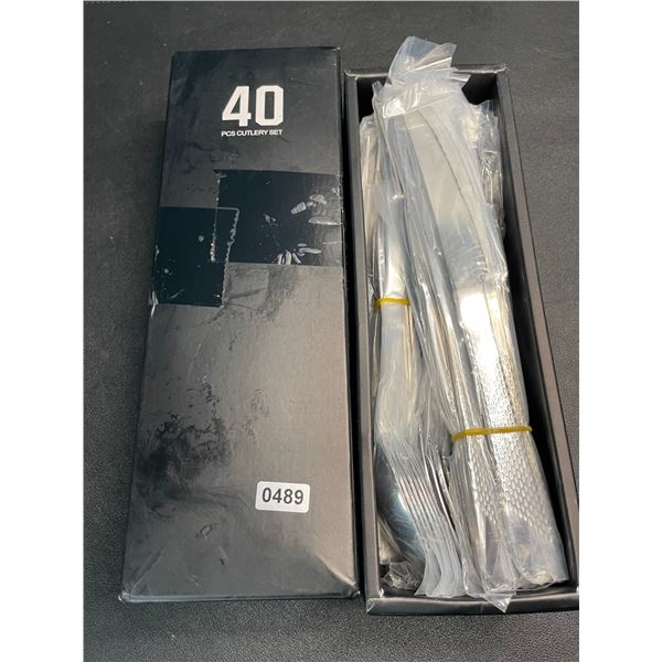 Lot of 1 40PC Stainless Steel Cutlery Set - Brand New