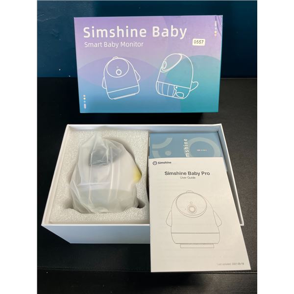 Lot of 1 Simshine Baby Pro Smart Baby Monitor/Indoor Home Security Camera - Brand New!