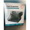Image 1 : Lot of 1 Large 5-Tier Desk Organizer/Document Tray w/ Drawer, Pencil Cups, File Holders - New