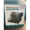 Image 1 : Lot of 1 Large 5-Tier Desk Organizer/Document Tray w/ Drawer, Pencil Cups, File Holders - New