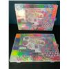 Image 1 : Lot of 2 Sets of Rainbow Loom Bands/Colored Bracelet Making Bands Craft Kits - Brand New