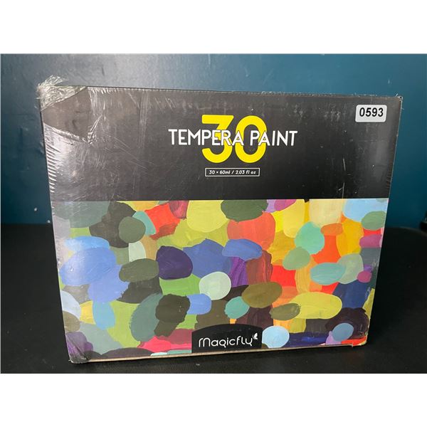 Lot of 1 Magicfly Tempera Paint Set - 30 Colours - 60ml each - Brand New Sealed!