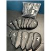 Image 3 : Lot of 2 Packs of Golf Club Iron Head Covers - 12 PCS each - Synthetic Leather - Brand New
