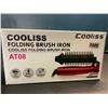 Image 1 : Lot of 1 Cooliss Folding Brush Iron/Folding Hair Brush Styling Tool - Brand New
