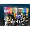 Image 2 : Lot of 2 Packs of Classic Liquid Chalk Markers - 10 Colours Each - Brand New