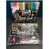 Image 1 : Lot of 2 Packs of Classic Liquid Chalk Markers - 10 Colours Each - Brand New