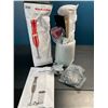 Image 2 : Lot of 1 Kitchen Aid Corded Hand Blender - Red - New (Damaged Box - See Photos*)