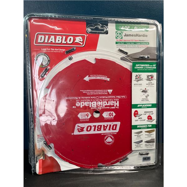 Lot of 1 Diablo 10" Saw Blade - Brand New