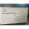 Image 2 : Lot of 1 Els Pet Raised Adjustable/Elevated Pet Bowls  - Brand New!