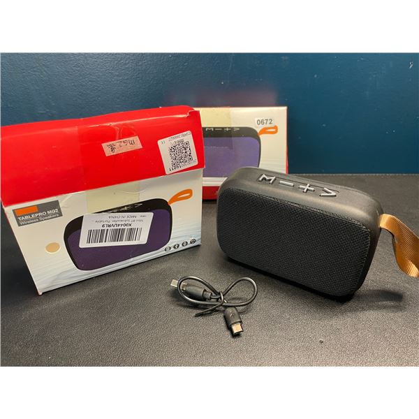 Lot of 2 Mini Bluetooth/Portable Wireless Bluetooth Speakers - Brand New