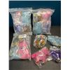 Image 1 : Lot of 4 Packs of Squishy Unicorn Stress-Relief/Sensory Toys - 4 Each/16 Total - Brand New
