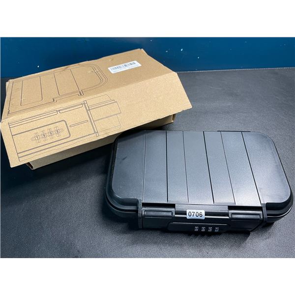 Lot of 1 Lockable Storage Case with Combo Lock - Brand New - 9 inch Size