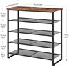 Image 2 : Lot of 1 Hoobro 5-Tier Shoe Rack/Shoe Organizer Shelf - 29.5" x 29.5" x 11.2" - Brand New!