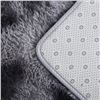 Image 2 : Lot of 1 Large Fuzzy/Fluffy Shag Carpet Area Rug - 6 x 10FT - Dark Grey - Brand New!