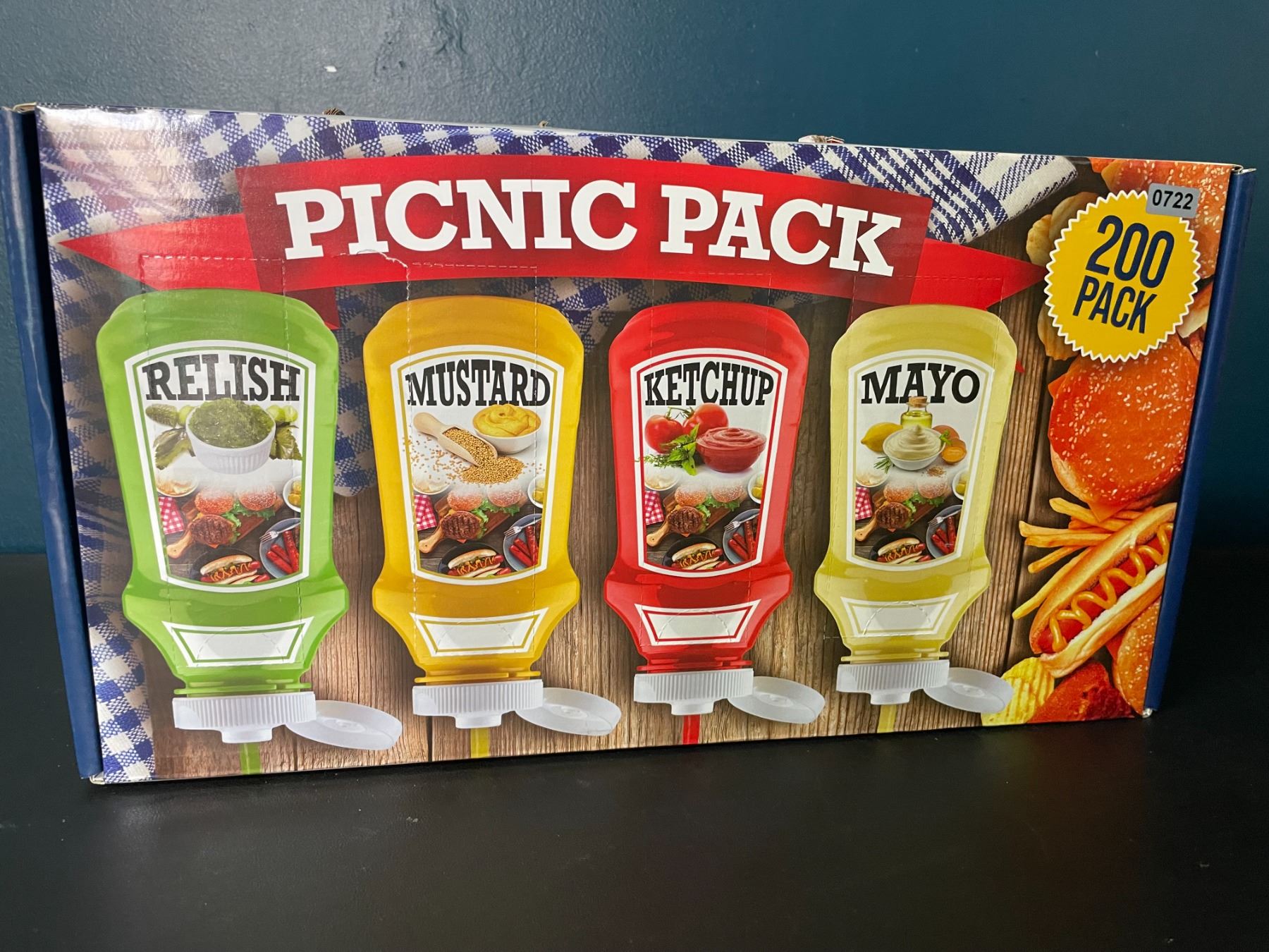 Lot of 1 ShopSquare Grab-N-Go Condiments Packs - 200 Packs of Single ...