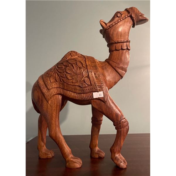 Hand Carved Camel From Afghanistan 14T