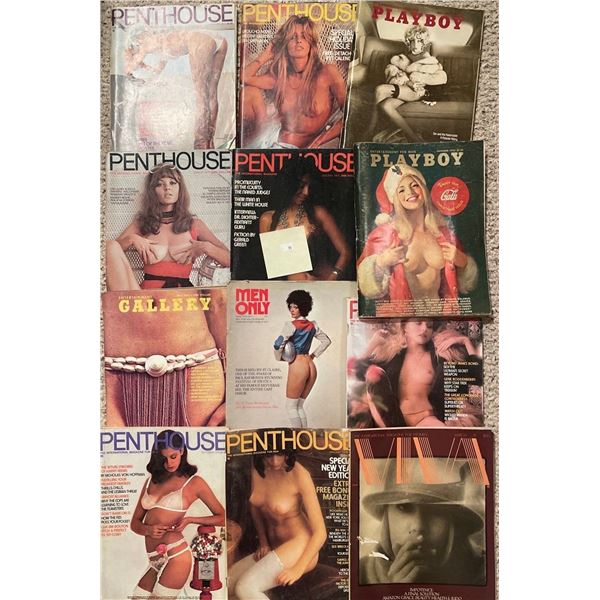 Vintage Softcore Magazines Penthouse Playboy & More
