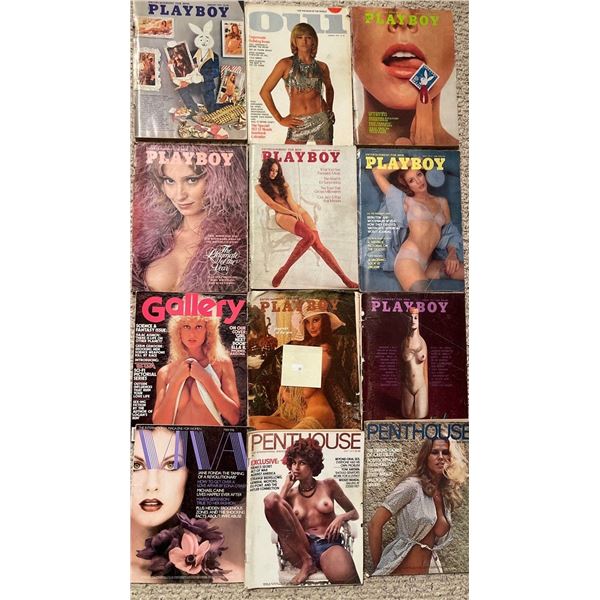 Playboy Collection of Vintage Skin Mags