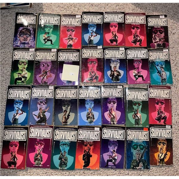 Assorted Book Collection Survivalist Series