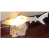 Image 2 : Stone Shark Lamp 14x8