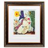 Image 1 : Chagall (1887-1985) "Les Maries De La Tour Eiffel" Limited Edition Lithograph