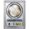 Image 2 : 1885 $1 Morgan Silver Dollar Coin PCGS MS63 Amazing Toning