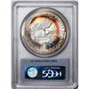 Image 2 : 1994 $1 American Silver Eagle Coin PCGS MS69 First Strike Amazing Toning