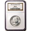Image 1 : 1892 Columbian Commemorative Half Dollar Coin NGC MS65 Blast White!