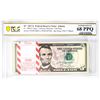 Image 1 : Pack 2017A $5 Federal Reserve STAR Notes Atlanta Fr.1998-F* PCGS Superb Gem UNC 68PPQ