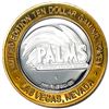 Image 3 : .999 Silver Palms Casino Las Vegas, NV $10 Casino Limited Edition Gaming Token