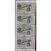 Image 1 : Uncut Sheet of (4) State of Louisiana Baby Bond Obsolete Notes