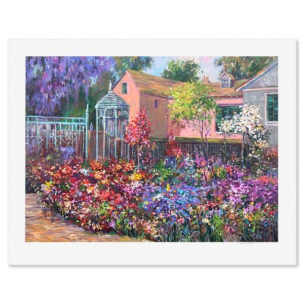 Henri Plisson (1933-2006) "The Country Yard" Limited Edition Serigraph on Paper