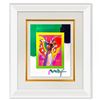 Image 1 : Peter Max "Angel with Heart" Original Mixed Media on Paper