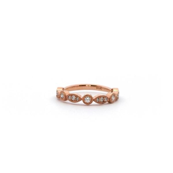 14KT Rose Gold 0.33 ctw Diamond Ring