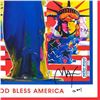 Image 2 : Peter Max "911 God Bless America I" Poster Lithograph on Paper