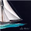 Image 2 : Alex Blokhin "Canadian Yacht Schooner" Original Oil on Canvas