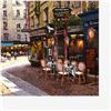 Image 2 : Sam Park "Parisian Cafe" Limited Edition Serigraph on Paper
