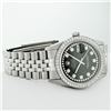 Image 9 : Rolex Mens Stainless Steel Diamond Datejust Wristwatch
