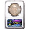 Image 2 : 1896 $1 Morgan Silver Dollar Coin NGC MS64 Nice Toning