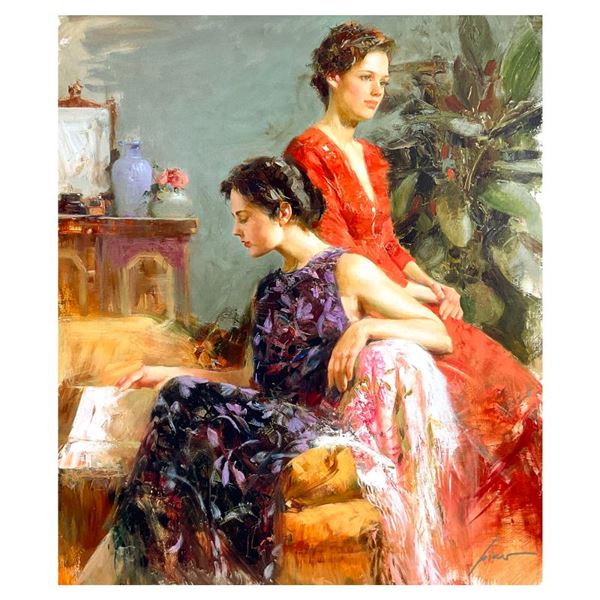 Pino (1939-2010) "Lazy Afternoon" Limited Edition Giclee on Canvas