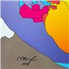 Image 2 : Peter Max "Highest Mountain" Poster Lithograph on Paper