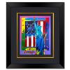 Image 1 : Peter Max "United We Stand" Original Mixed Media on Paper