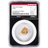 Image 1 : 4.57 Gram Alaska Gold Nugget NGC Vaultbox Unvaulted