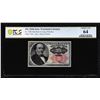 Image 1 : 1874 Fifth Issue Twenty-Five Cents Fractional Currency Note Fr.1308 PCGS Choice Unc 64