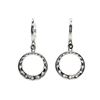 Image 3 : Platinum 1.80 ctw Diamond Dangle Earrings