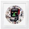 Image 1 : Jean-Michel Basquiat (1960-1988) "Glenn 1984" Framed Limoges Porcelain Plate