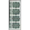 Image 2 : Uncut Sheet of (4) State of Louisiana Baby Bond Obsolete Notes