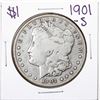 Image 1 : 1901-S $1 Morgan Silver Dollar Coin