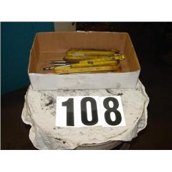 (14) PILOTS & BRUSHES FOR VALVE GRINDER