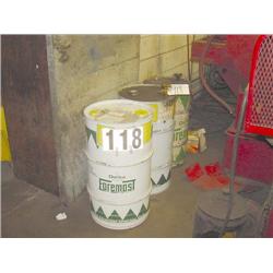 FULL 30 GAL., (2) PARTIAL OF FOREMOST SOLUBLE OIL